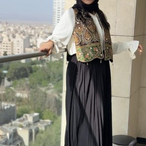 جلیقه ریحانه مشکی