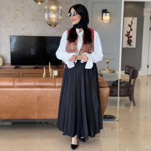 جلیقه ریحانه قرمز