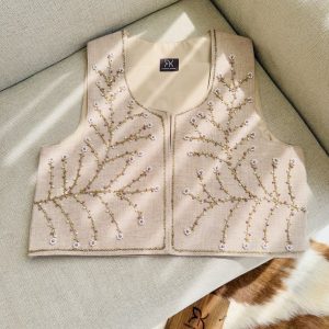 سخمه جواهر دوزی شکوفه صورتی